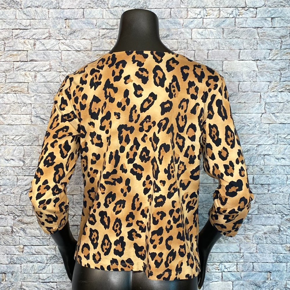 Ruby Rd, Leopard Print Blouse - Picture 4 of 6